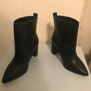 JustFab Black Booties